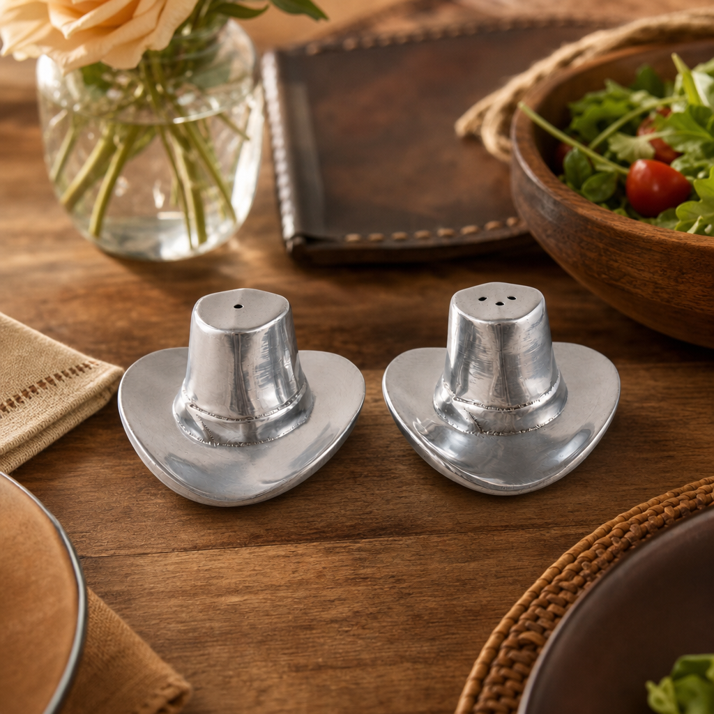 Cowboy Hat Salt and Pepper Set 5