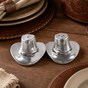 Cowboy Hat Salt and Pepper Set 3