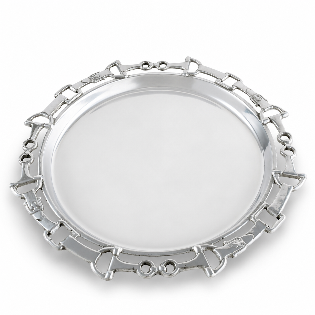 Equestrian Round Tray 12 1