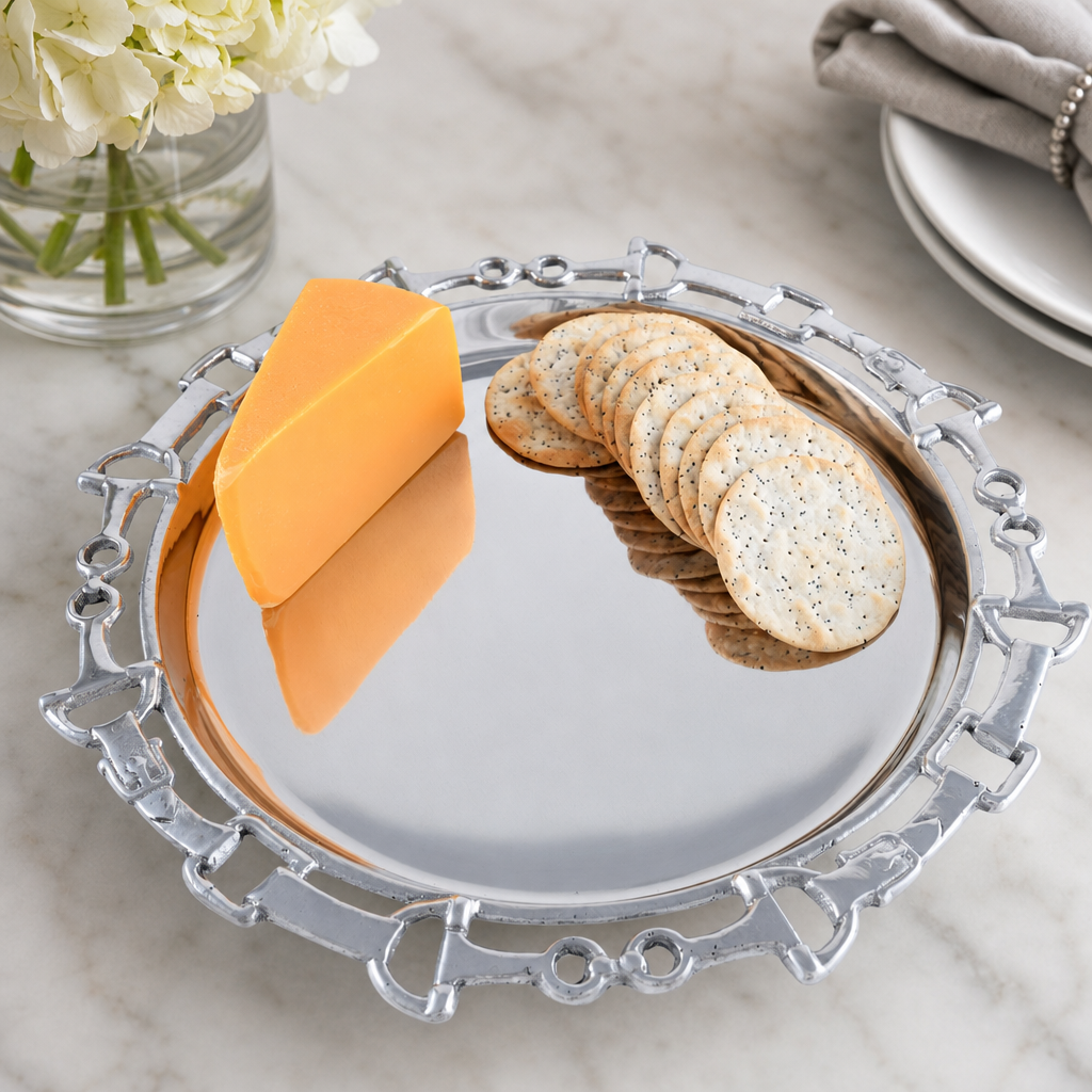 Equestrian Round Tray 12 10