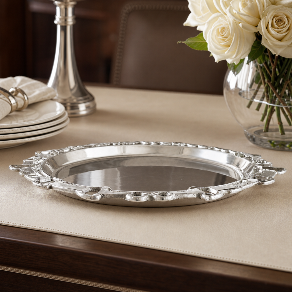 Equestrian Round Tray 12 5