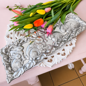 Bunny Oblong Tray 6