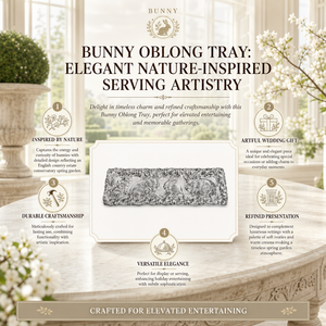 Bunny Oblong Tray 8