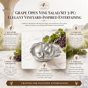 Grape Open Vine Salad Set 3-Pc 15