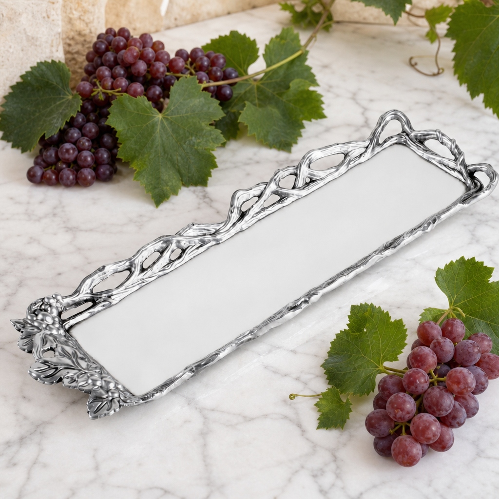 Grape Open Vine Oblong Tray 3