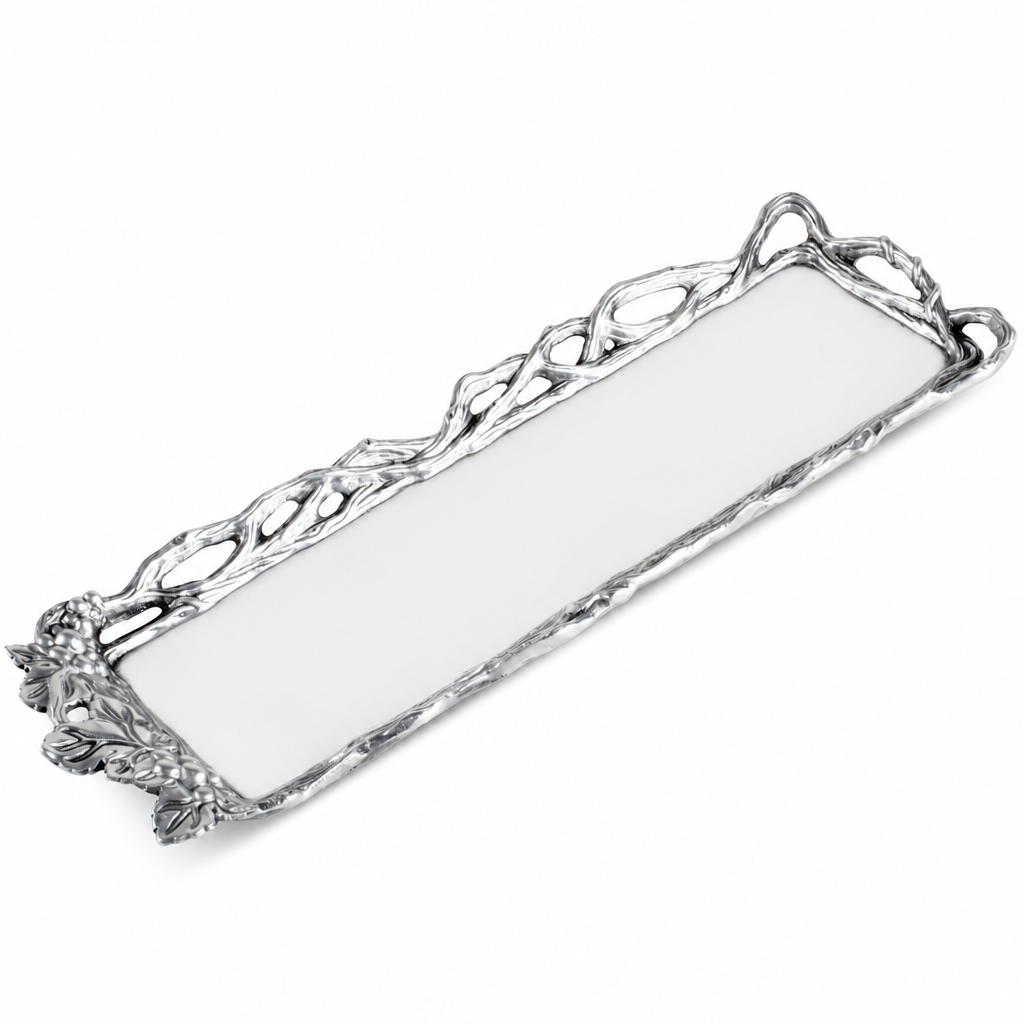 Grape Open Vine Oblong Tray 8