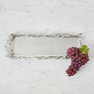 Grape Open Vine Oblong Tray 11