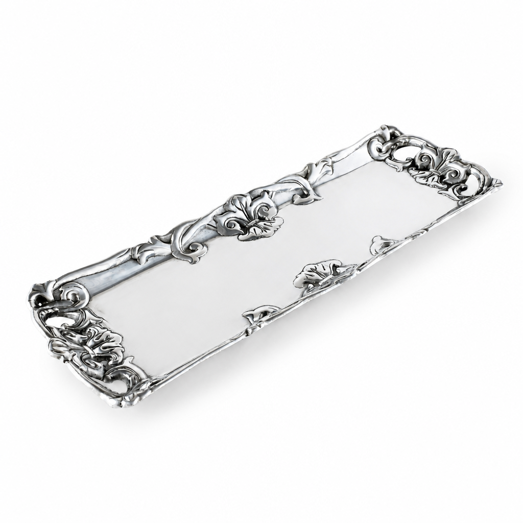 Fleur-De-Lis Oblong Tray 1