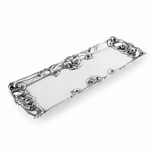 Fleur-De-Lis Oblong Tray 1