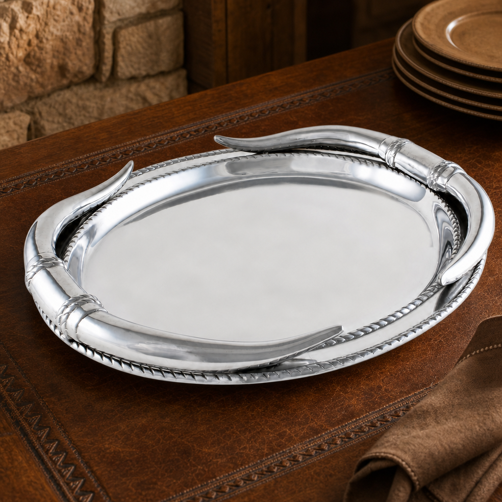 Longhorn Oval Platter 2