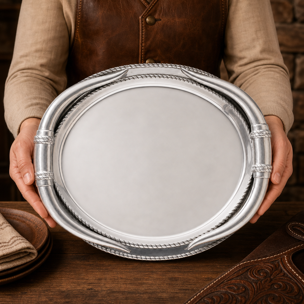 Longhorn Oval Platter 3