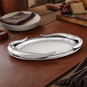 Longhorn Oval Platter 6