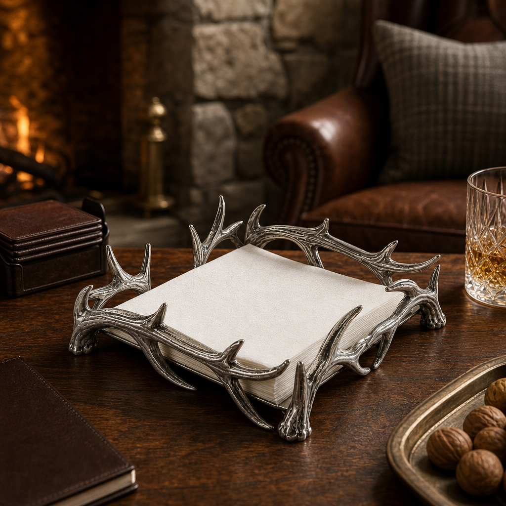 Antler Cocktail Napkin Box 3