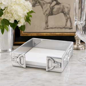 Equestrian Cocktail Napkin Box 10