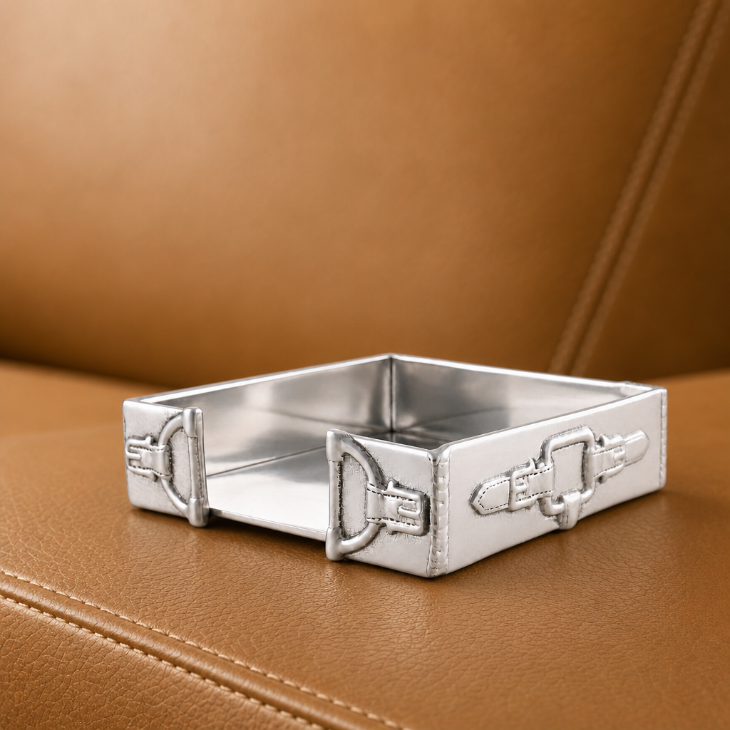 Equestrian Cocktail Napkin Box 13