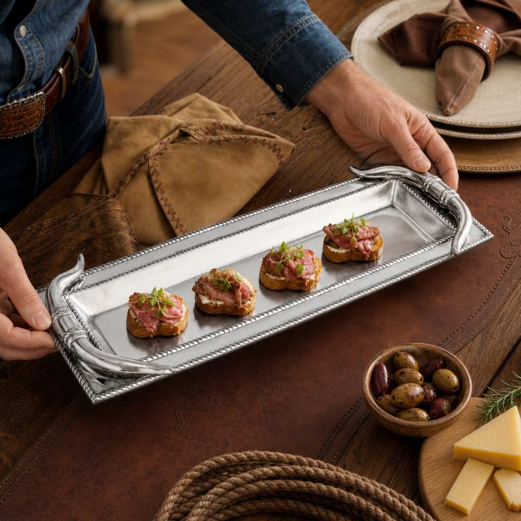 Longhorn Oblong Tray 4