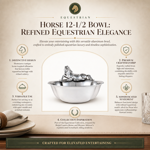 Horse 12-1/2 Bowl 12