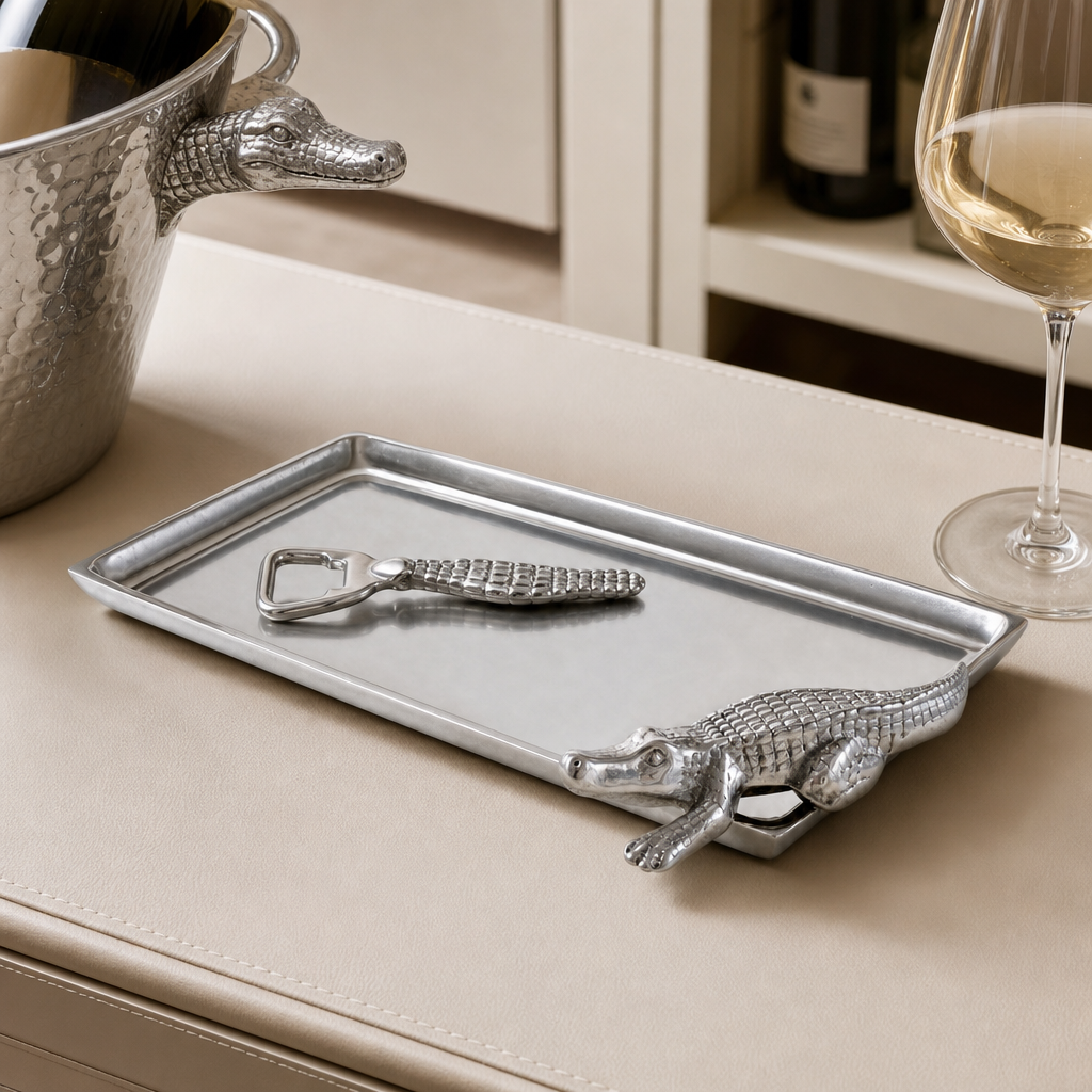 Alligator Tray Figural 6x12 2
