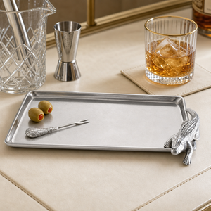 Alligator Tray Figural 6x12 3