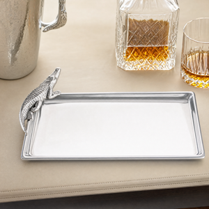 Alligator Tray Figural 6x12 4