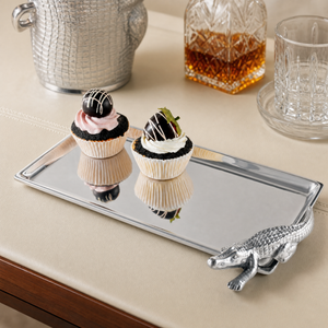 Alligator Tray Figural 6x12 5
