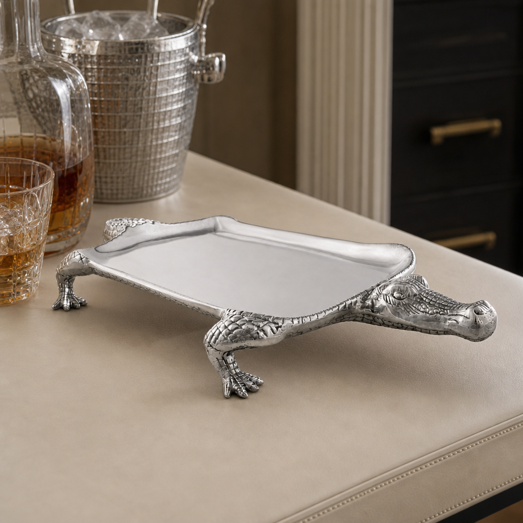 Alligator Figural Platter 2