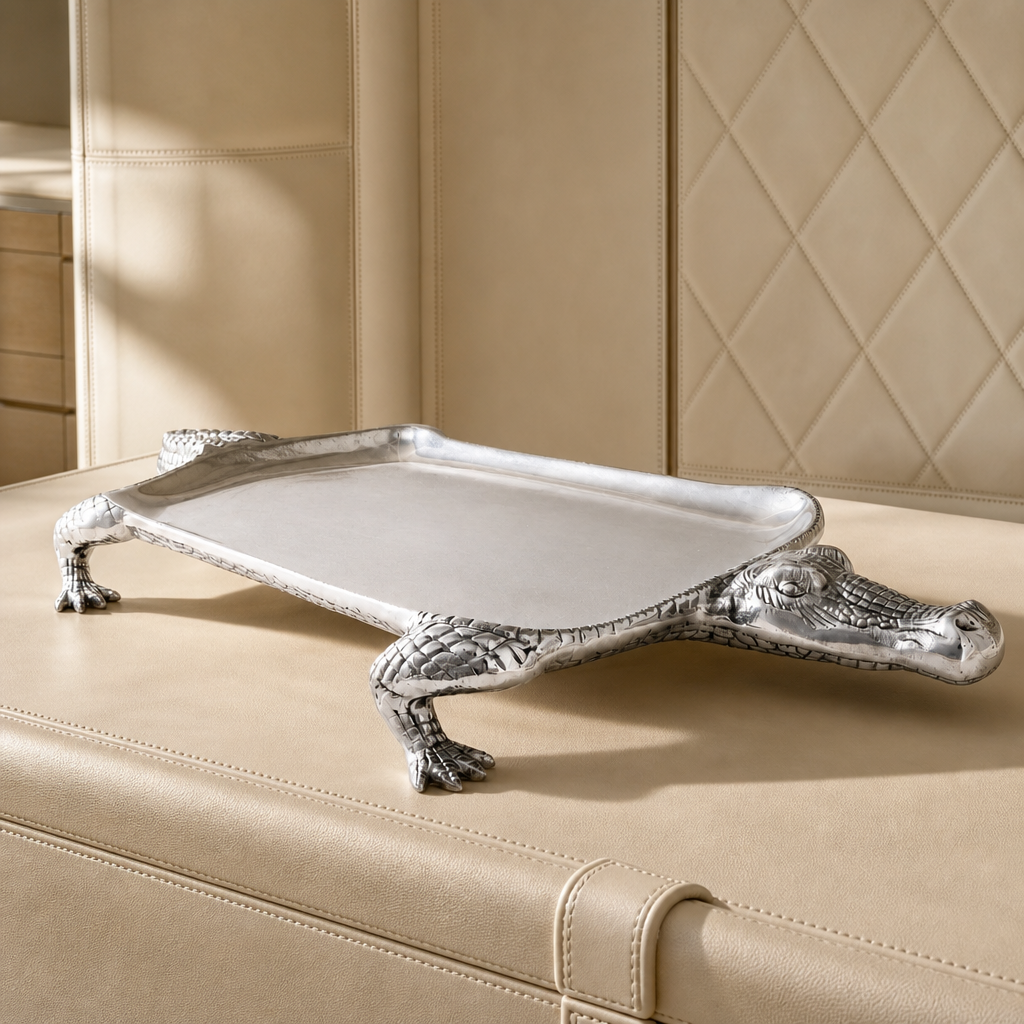 Alligator Figural Platter 1