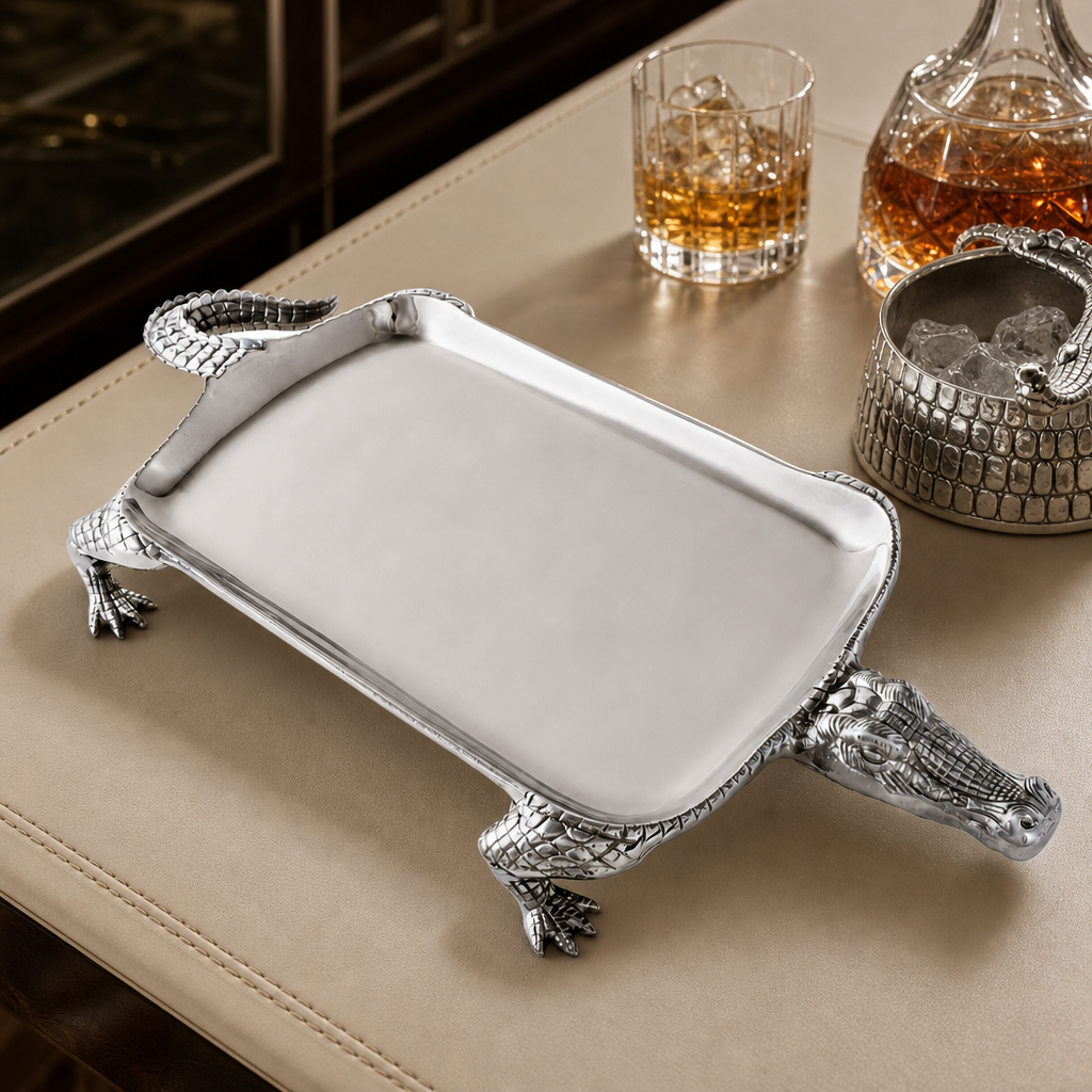 Alligator Figural Platter 1