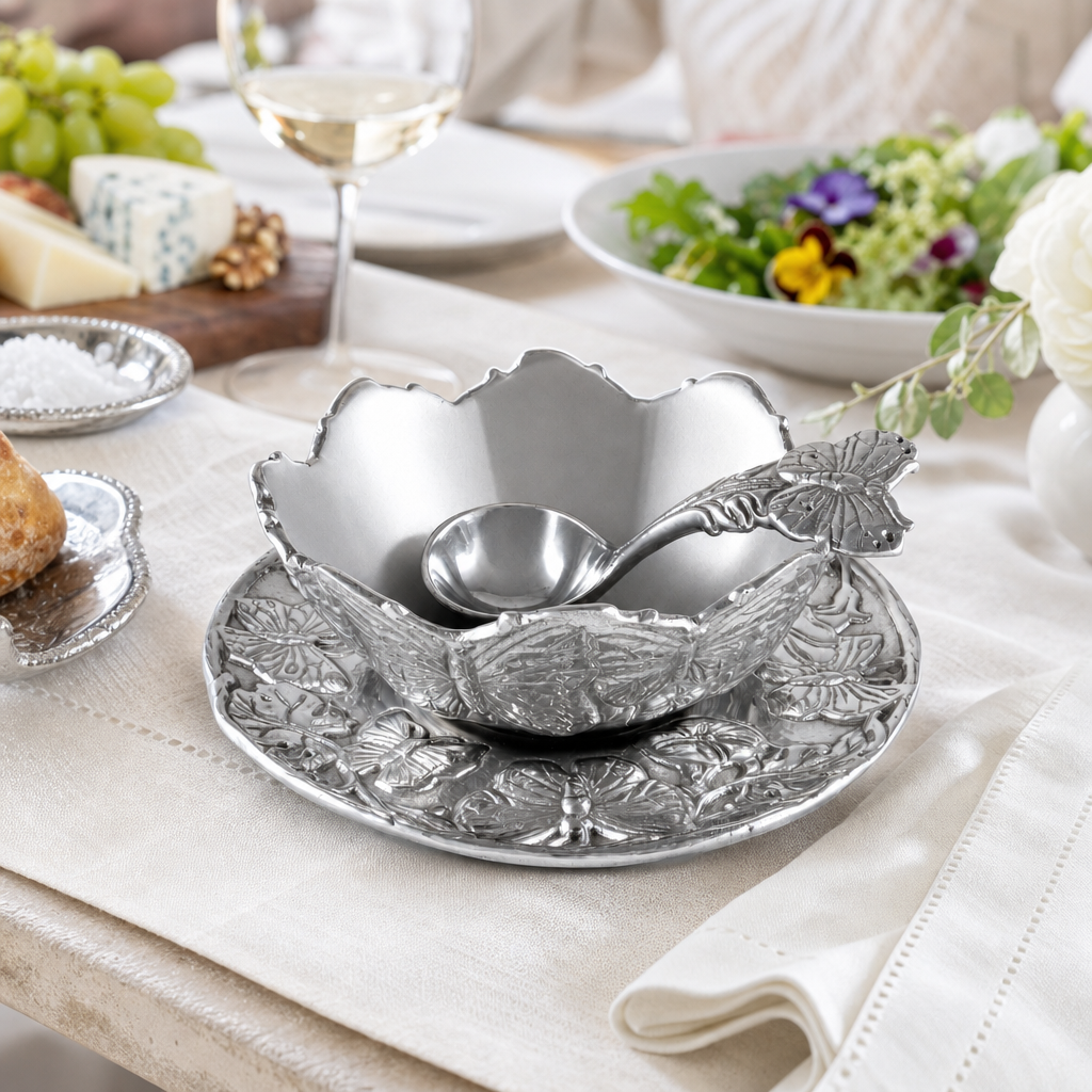Butterfly Condiment Set 3-piece 8
