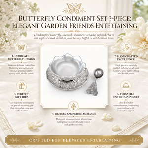 Butterfly Condiment Set 3-piece 19