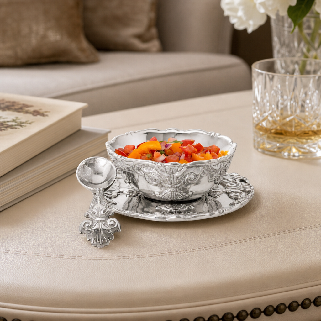 Fleur-De-Lis Condiment Server 3