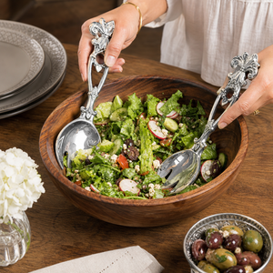 Fleur-De-Lis Open Serving Set 4