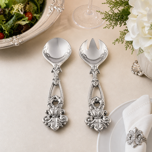 Fleur-De-Lis Open Serving Set 3