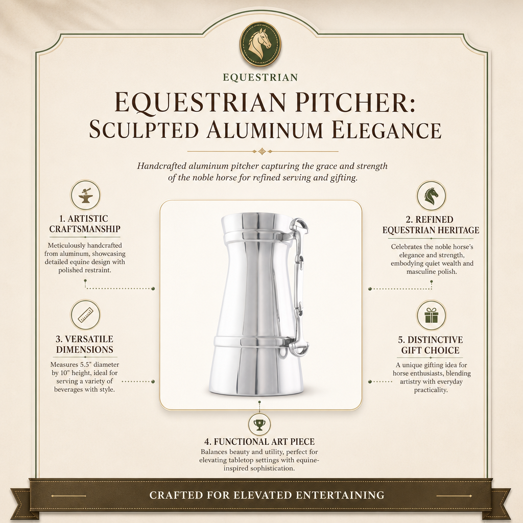 Equestrian Pitcher 12