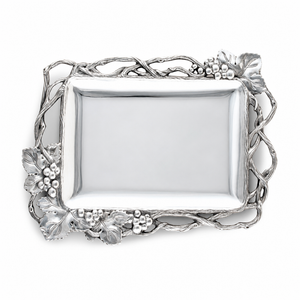 Grape Open Vine Rectangle Tray 1