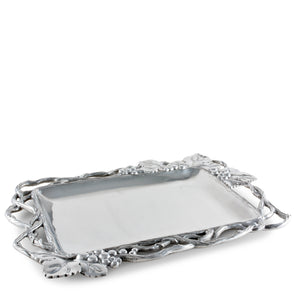 Grape Open Vine Rectangle Tray