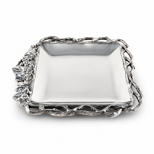 Grape Open Vine Square Tray 12 1