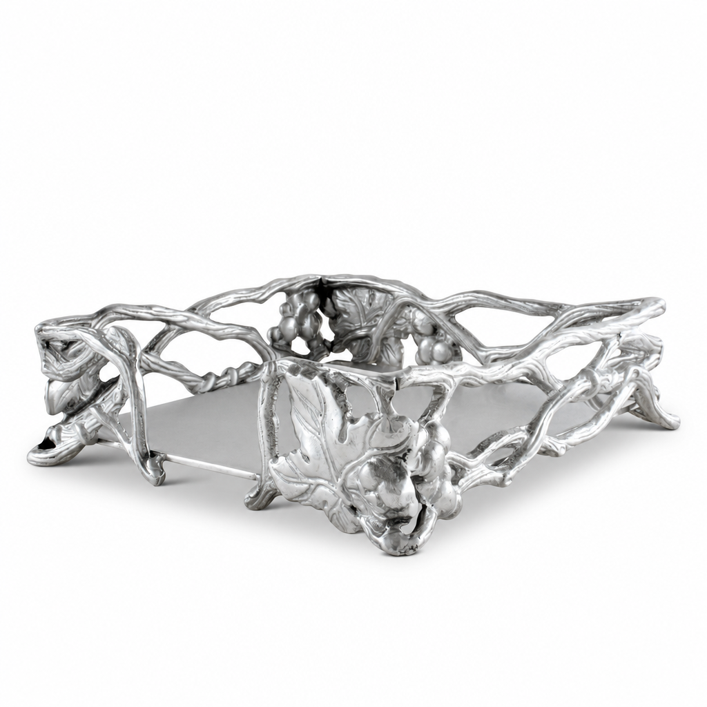 Grape Open Vine Napkin Box 1