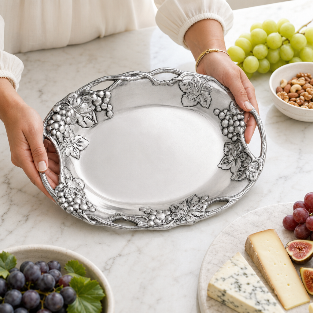 Grape Oval Tray 4
