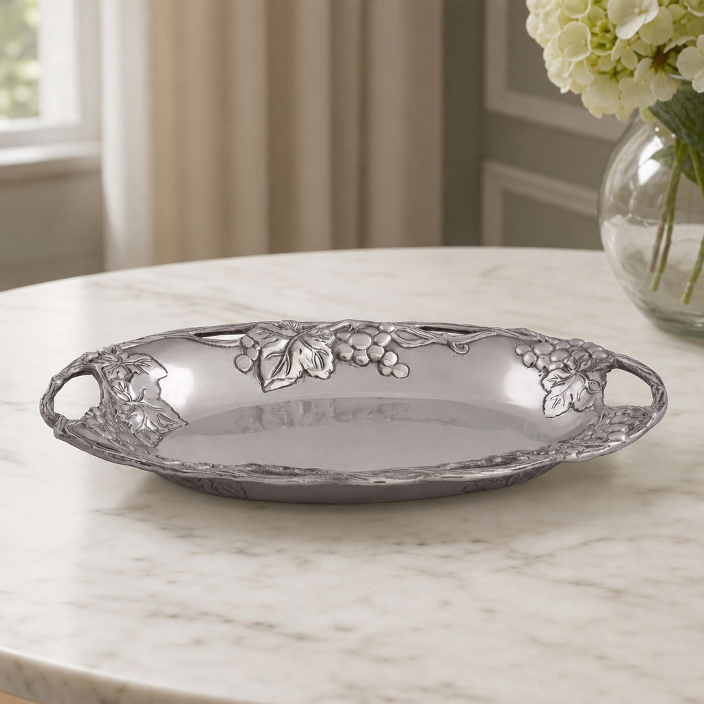 Grape Oval Tray 8