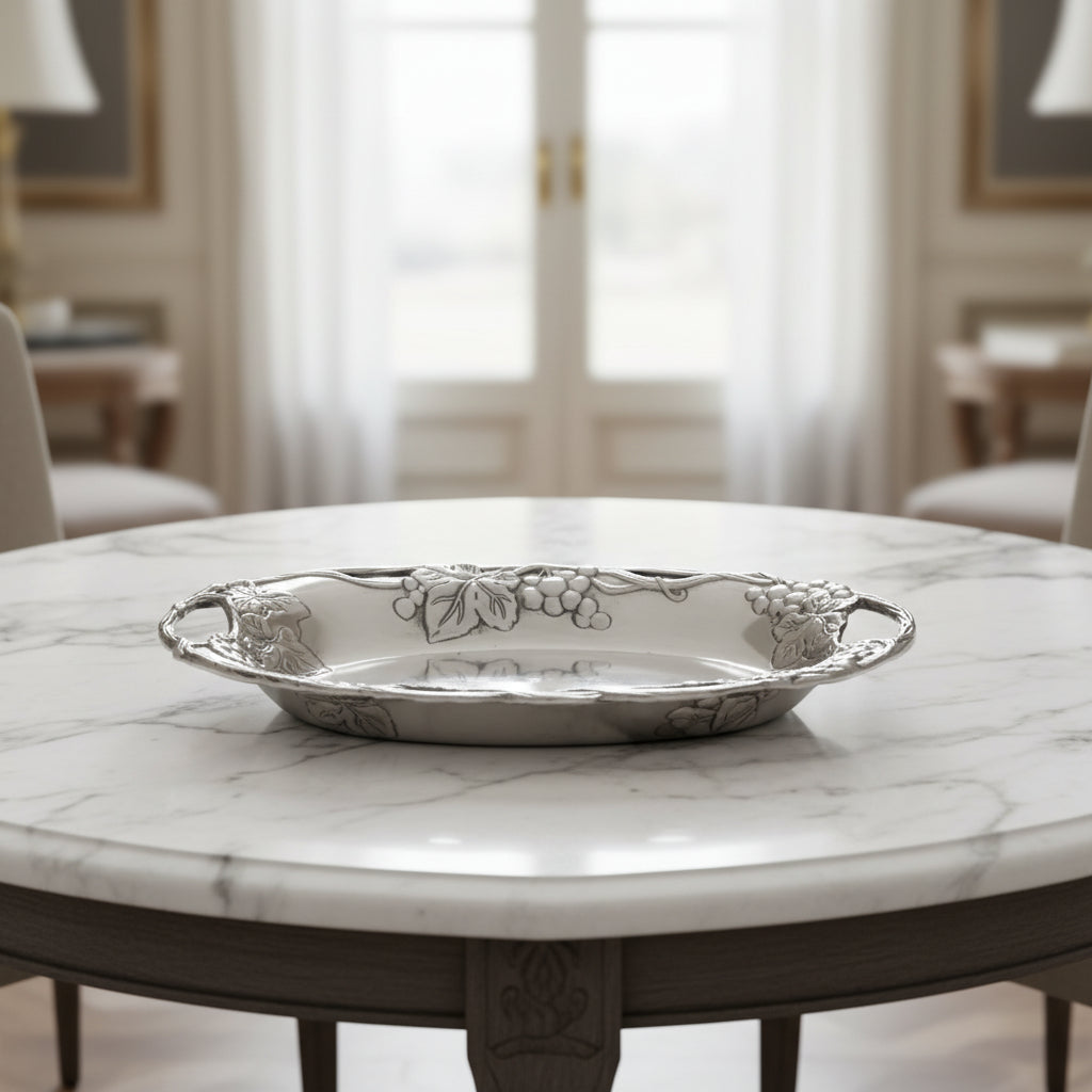 Grape Oval Tray 10
