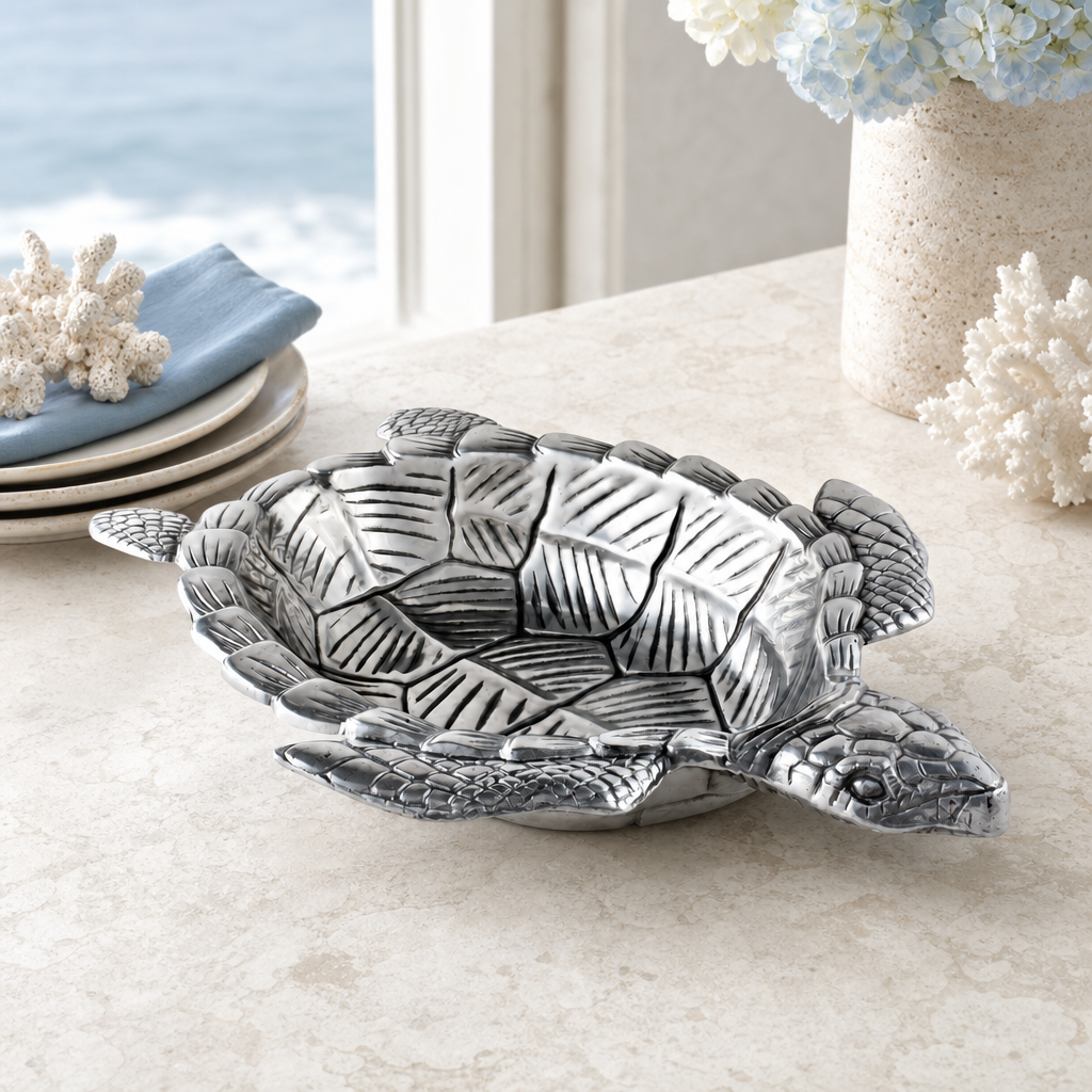 Sea Turtle Oval Bowl 2