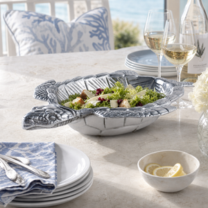 Sea Turtle Oval Bowl 5
