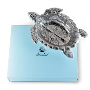 Sea Turtle Oval Bowl 13