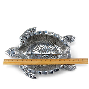 Sea Turtle Oval Bowl 14