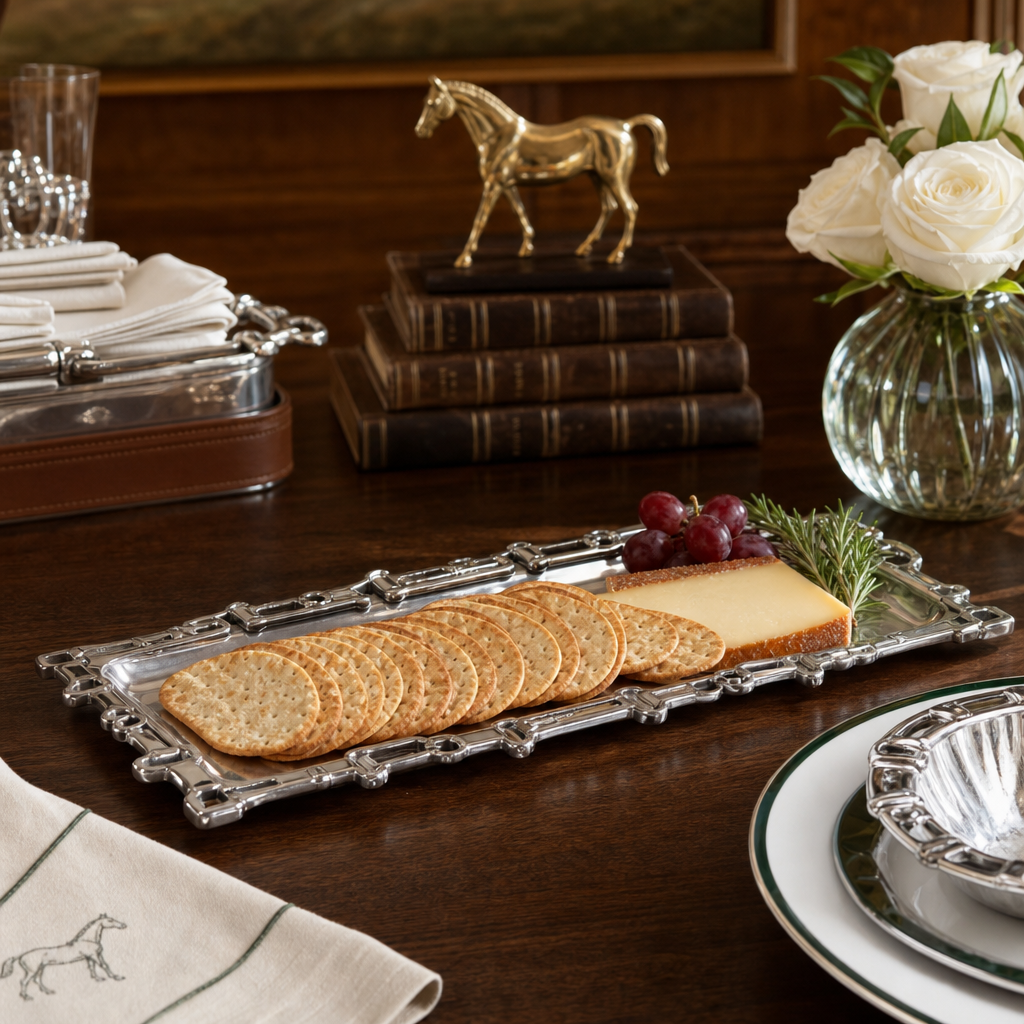 Equestrian Oblong W/Openwork 9