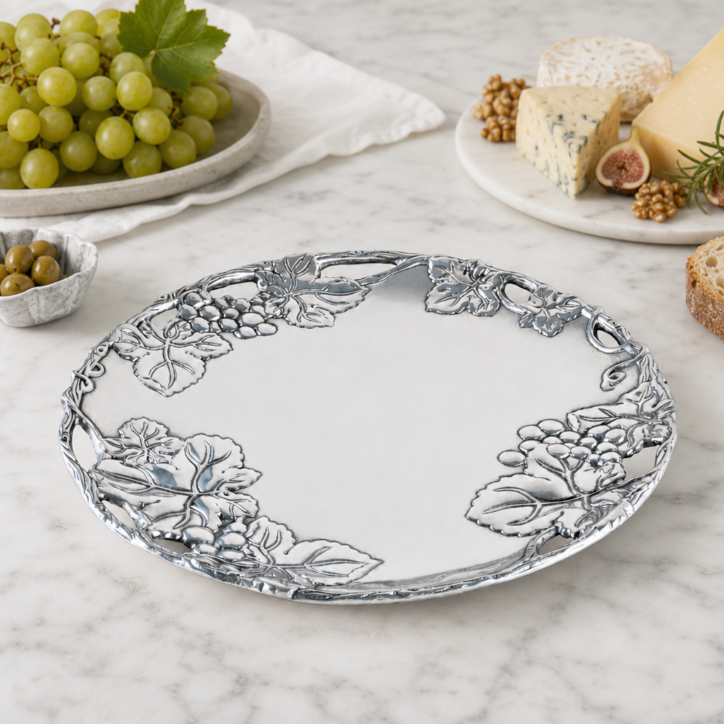 Grape 12 Round Plate 4