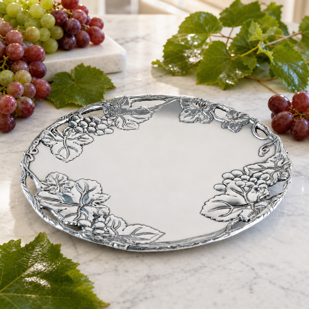 Grape 12 Round Plate 1