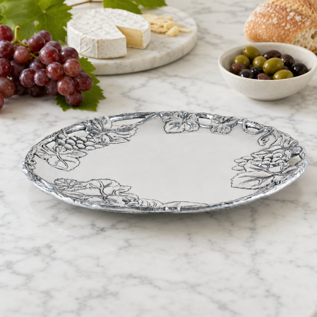 Grape 12 Round Plate 5