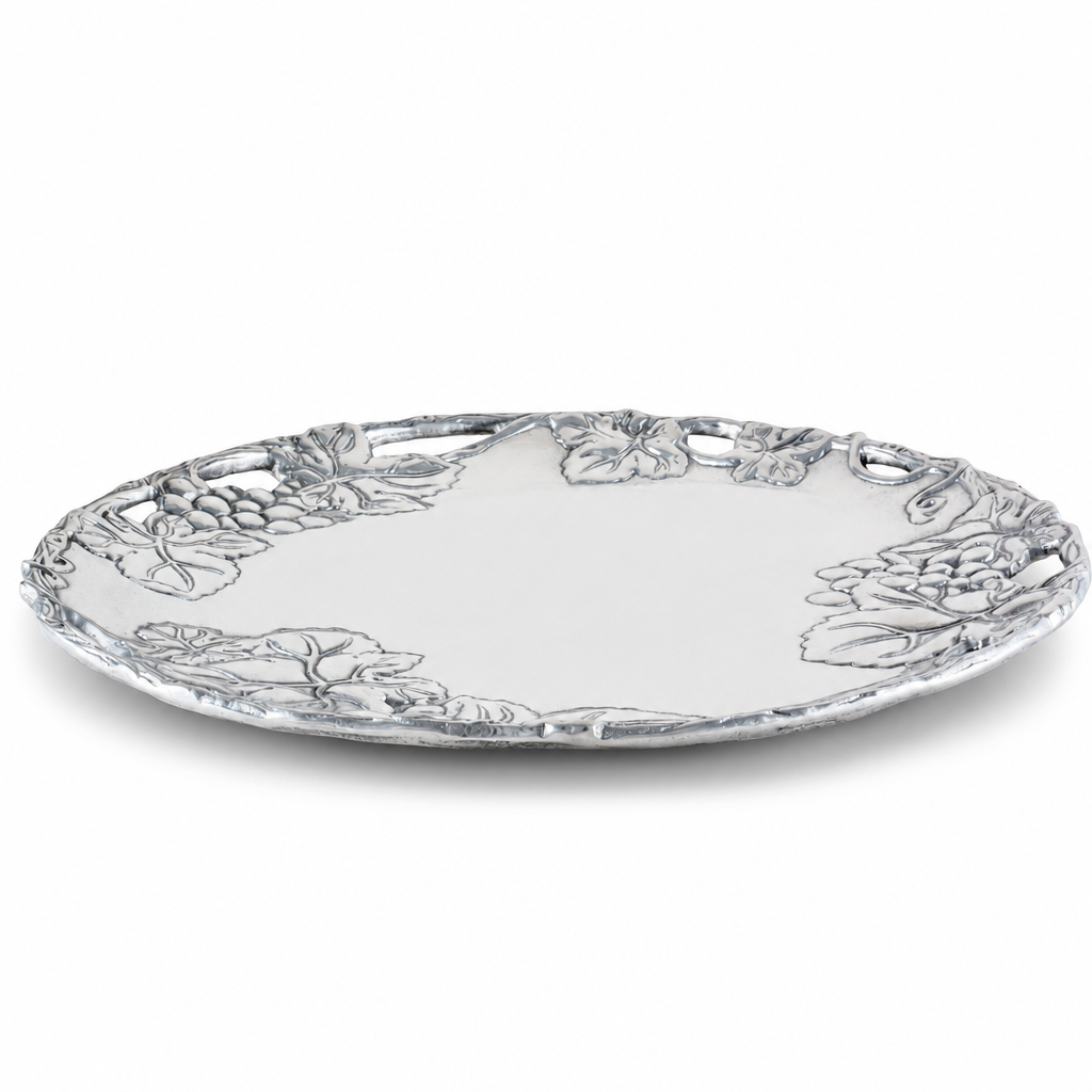 Grape 12 Round Plate 8